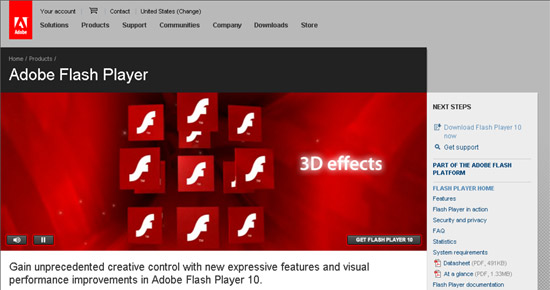 Adobe Flash Player 10 Activex